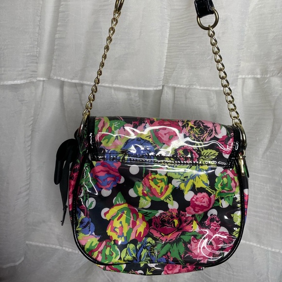 BETSEY JOHNSON FLORAL CROSSBODY BAG - Picture 2 of 4